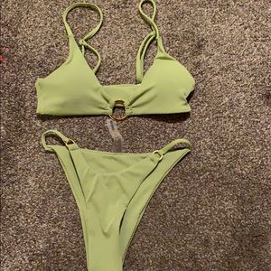 Green bathingsuit